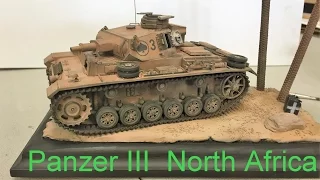 Building the Tamiya  1/35 Panzer III  ausf N,  North Africa, plastic models