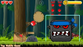 Red Ball 4 Gameplay Mini Bosses (Ios, Android)