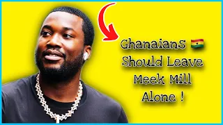 Nigerian 🇳🇬 Share Thoughts On Meekmill Shooting A Music Video At Ghana’s 🇬🇭 Jubilee House