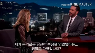 Jimmy Kimmel live - Elizabeth Olsen Got snow blindness  [kor sub]