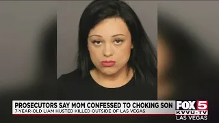 Prosecutors: Mother confessed to choking son before dumping body west of Las Vegas