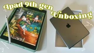 Ipad 9th gen 2021 unboxing 🥑 + alternative Apple pencil + accessories 📦