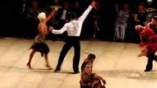 2015 UK Open Dance Championships Semi-final Michael Malitowski & Joanna Leunis Rumba - whole dance