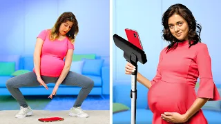 COOL PREGNANCY HACKS FOR MOMS #shorts