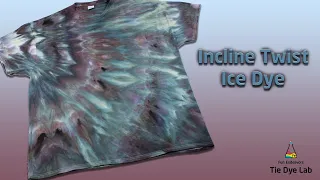Tie Dye Designs : Inclined Twist Ice Dye [A Great Beginner Ice Dye]