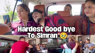 HARDEST GOOD BYEE TO SIMRAN 🥺 @narulasimrans