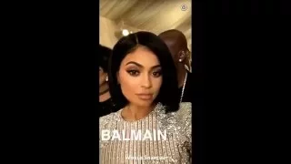 KYLIE JENNER IN MET GALA 2016 (YOUR SNAPCHAT) 02/05/16