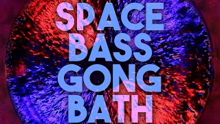 Deep Bass Droning Gong Bath | 40" Chocolate Drop Gong | 3 Hours of Trippy Visuals and Relaxing Tones