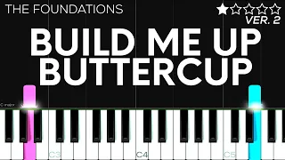 The Foundations - Build Me Up Buttercup | EASY Piano Tutorial