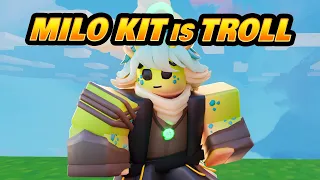 The MOST Troll BedWars Kit is here! (Milo Kit)
