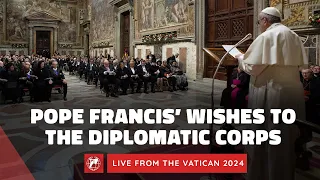 LIVE | Pope Francis' Wishes to the Diplomatic Corps Accredited to the Holy See | January 8, 2024