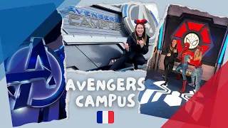 AVENGERS CAMPUS TOUR! PYM Kitchen Buffet Restaurant, Rides, Characters l Disneyland Paris Feb 2024