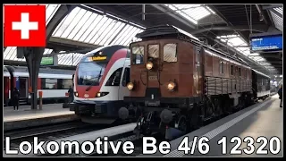 SBB Historic Lok - Be 4/6 12320  am Hauptbahnhof Zürich, Schweiz 2018