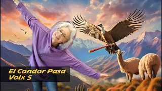 🏔 El Condor Pasa ⛰ #5 voix 5 🎬🏆 #leorojas #cello #violoncelle #pérou #peru #zarzuela #simongarfunkel