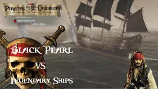 The Black Pearl VS All Legendary Ships - AC BLACK FLAG MOD