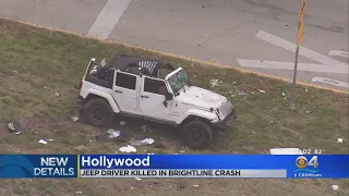 Driver Dead After Jeep Hit By Brightline Train In Hollywood