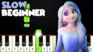 Show Yourself - Frozen 2 | SLOW BEGINNER PIANO TUTORIAL + SHEET MUSIC by Betacustic