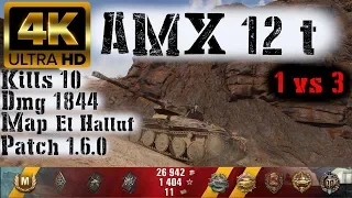 World of Tanks AMX 12 t Replay - 10 Kills 1.8K DMG(Patch 1.6.0)