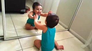 Babies Discovering Mirrors for the First Time