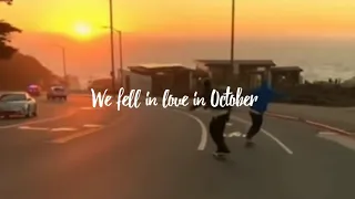 We fell in love in october // aesthetic video