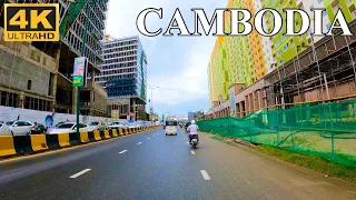 [4K] Cambodia - PHNOM PENH CITY, Driving Tour in Phnom Penh [22/06/2021]