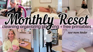 *NEW* MONTHLY RESET ROUTINE 2024 CLEAN ORGANIZE PLANNING MOM BINDER TIFFANI BEASTON HOMEMAKING