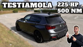 BMW 120D STAGE1+ TEST ACCELERAZIONE  (225Cv - 500Nm)