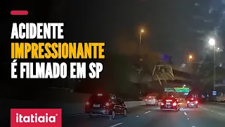 MOTORISTA FLAGRA ACIDENTE IMPRESSIONANTE EM SÃO PAULO