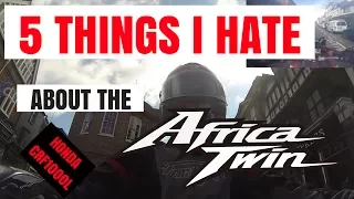 5 things I hate about | the Honda AFRICA TWIN | CRF1000l