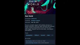 Rain World Exceeds Expectations #rainworld #funnygamereviews #steamgame