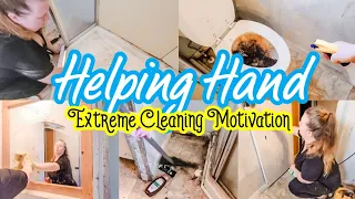 HELPING HAND CLEANING FOR FREE! EXTREME FILTHY CLEANING MOTIVATION! CLEAN WITH ME!