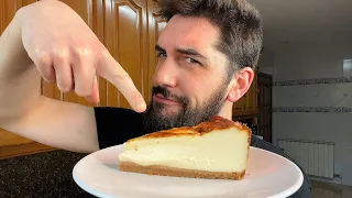 Tarta de queso MUY CREMOSA 🍰 | ¡Súper FÁCIL de hacer!