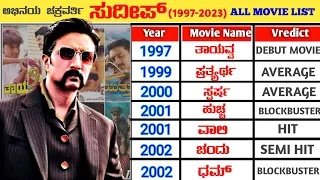 Kiccha Sudeep All Movie Hit and Flop list || Sudeep All Films Verdict || Bahubali || Kabzaa || Kabza