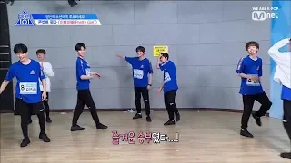 [프로듀스X101 10회]움직여&이뻐이뻐