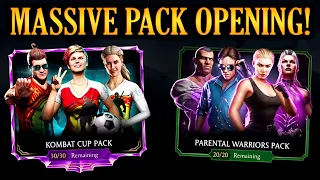 MK Mobile. HUGE Parental Warriors Pack and Kombat Cup Pack Opening for EGG. This Was BRUTAL!