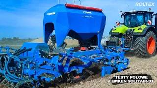 WYDAJNY ZAWODNIK WAGI LEKKIEJ 🌾 | Testy polowe agregat uprawowo-siewny LEMKEN SOLITAIR DT