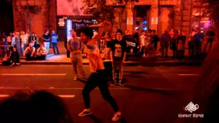 Уличные танцы, Киев, Вечерний Крещатик часть 1 - Street Dance, Kiev, Khreshchatyk Evening part 1