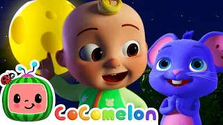 JJ Goes to the Moon | CoComelon JJ's Animal Time | Animals Nursery Rhymes and Lullabies