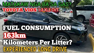 FUEL CONSUMPTION | MATAKAW NGA BA SA GAS | LONG DRIVE NI TOYOTA VIOS 1.3 XLE CVT