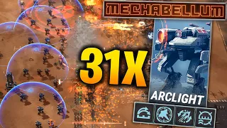 31X FULL TECH ARCLIGHTS... "Is this even GOOD?!" 😆 - Mechabellum Gameplay