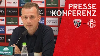 FC Ingolstadt 04 vs. Fortuna Düsseldorf 1:2 | F95-Pressekonferenz | 2021/22 | Preußer nach #FCIF95