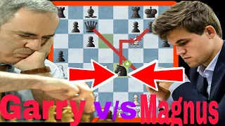 Reykjavik Rapid fight between Garry Kasparov vs Magnus Carlsen -18/03/2004 ||