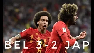 Belgium vs Japan 3-2 | All Goals and highlights | World Cup 2018 - From the stands