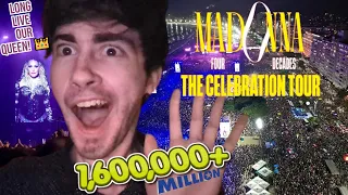 Madonna - The Celebration Tour in Rio, Brazil REACTION! | BIGGEST Live Concert? 😱 | Madonna Monday