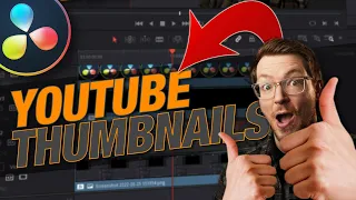 How to create YOUTUBE THUMBNAILS in Davinci Resolve for FREE!
