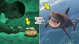 Playing as Megalodon Shark in GTA 5 (Golden Peyote Location)