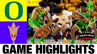 Oregon vs Arizona State Highlights | NCAA Men's Basketball | 2024 College Basketball