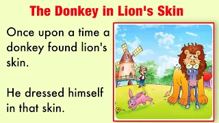 The Donkey in lion’s skin | English Story | Story writing in english | Stories for kid | hikiddoos