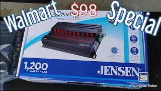 is a Walmart $98 jensen amp any good? 1200watt mono block