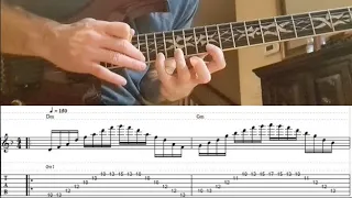 I-IV-V7 Arpeggio Progression in D Minor (With Tabs)